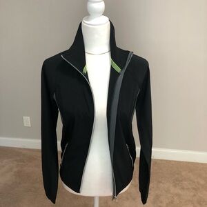 Live Love Dream Athletic Jacket Lightweight Gray Black Zip Up